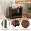 Industrial Doge Kennel Indoor Pet House End Table Small Medium Sized Dog