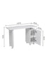 Wooden Beauty Salon Manicure Technician Table Nail Art Station Desk Storage Rack