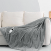 Electric Heated Blanket Warm Over Throw Fleece Digital Control Timer Mattress
