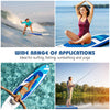 11ft Inflatable Stand Up Paddle Board SUP Floatable Aluminum Paddle w/Leash