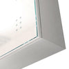 Bathroom LED Lighting Mirror Cabinet Touch Switch Demister Shaver Socket Clock