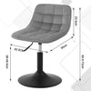 Dressing Table Vanity Stool Breakfast Dining Chair Rotatable Stool for Counter