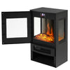 WiFi Freestanding Electric Fireplace Fire Flame Effect Heater Log Burner Stove