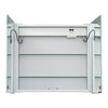 LED Bathroom Mirror Cabinet Wall Mounted Storage Cupboard Bluetooth Demister