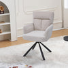 180° Swivel Velvet Armchair T-Cushion Soft Seat Home Office Computer Desk Chair