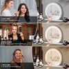 Hollywood Makeup Mirror Large Vanity Light Mirror with Dimmable LED Bulbs Round