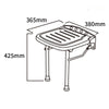 Wall Mounted Folding Fold Down Shower Seat Chair Stool Bench Bathroom Stool
