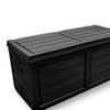 Neo Storage Box Plastic Garden 320 Litre Black Plastic Waterproof Outdoors
