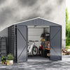 8.5 x 8ft Large Garden Shed Outdoor Storage House Metal Roof Building Tool Box
