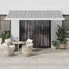 Bulliing Retractable Awning Anthracite and White 4x3 m R4R9