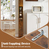 Narrow Storage Organizer 180 cm Tall Bathroom Cabinet w/ 3 Doors-