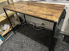 Industrial Study Computer Desk Home Office Writing Small Desk PC Table with Bag