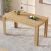 DINING TABLE RECTANGULAR KITCHEN DINING ROOM 4 SEATERS 116X65X75 CM TABLE OAK