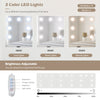 Dressing Table Makeup Vanity Desk With LED Lighted Mirror & 2 Drawers 1 cabinet