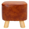 PU/Velvet Ottoman Footstool Pouffe Bench Foot Stool Living Room Sofa Side Seat