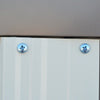 Panana 8FT X 4FT Grey Metal Garden Shed Pent Roof Tool Storage FREE FOUNDATION