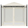 Gazebo with Mesh Walls 2.93x2.93 m Steel C8T9