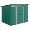 Garden Shed Outdoor Storage Tool Organizer w/ Double Sliding Door