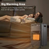 Gas Heater Indoor Portable Foldable Calor Cabinet with 3 Heat Settings Hose Clip