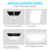 LED PANEL LIGHT SQUARE 48W 595X595MM CEILING LIGHT RECESSED FLAT WALL LAMP 7000k