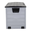 290L Garden Storage Sheds Chest Organiser Lockable Deck Box Patio Castors Box UK