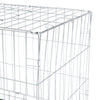 Pet Dog Crate Folding Metal Wire Cage 2 Door Indoor Outdoor Puppy Training Cages