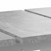 Grey White Dining Kitchen Table Extending 120 160cm V Leg Concrete 6 8 Masy