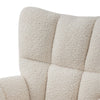 Relax Rocking Chair Teddy Fleece Glider Chair Lounge Rocker Seat w/ Side Pocket