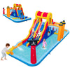 Kids Inflatable Water Park Water Slide w/Splash Pools Climbing Wall Bounce House