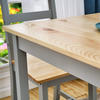 Dining Table Chairs Set 2 Seater Wooden Contemporary Kitchen Small Space