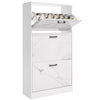 3 Drawer Shoe Cabinet Storage Cupboard Unit Shoe Rack Wooden Stand Organiser