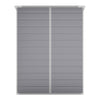 Plastic Garden Storage Shed Outdoor Storage House Tool Sheds 5x4 FT ,Grey