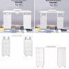 Mobile Nail Station Salon Manicure Table Desk Art Beauty Storage Drawers Cabinet