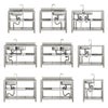 Catering Sink Stainless Steel Bowls Commercial Kitchen Right/Left Hand Drainer