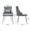 Upholstered Leisure Sofa Chair Velvet Armless Accent Chair Ergonomic Backrest UK