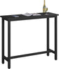 WOLTU Dining Table Set Bar Table & Stools Breakfast Bar Table 2 Round Bar Stools
