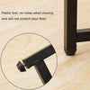 Small 2 Tier Round Bedside Table Sofa End Table Coffee Table with Shelf Bedroom