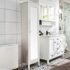Bathroom Mirror Cabinet Storage Single Door Tallboy Mirrored Cupboard Furniture