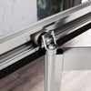 Bi Fold Shower Enclosure Door With Magnetic Stripes Wet Room Glass Cubicle