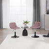 Dressing Table Stool Velvet Makeup Vanity Seat Dining Chair Metal Legs Rotatable
