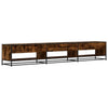 TV Cabinet Smoked Oak 270x40x46 cm Engineered Wood HOT
