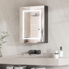 Bathroom Mirror Cabinet Wall Mounted - Dimmable Mirror Cabinet with LED Lights