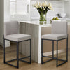 2Pcs Bar Stools Counter Bar Stools with Backs Counter Stools Kitchen Bar Chairs