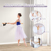 Wall-Mounted Ballet Barre 4 FT Single Ballet Bar Beech Wood Ballet Equipment