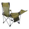 Folding Outdoor Chair Camping Garden Fishing Recliner Seat Furniture w/ Footrest