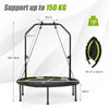 103 cm Mini Trampoline Foldable Fitness Rebounder Home Gym with Handle