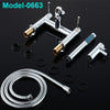 Luxury Bathroom Chrome Sink Bath Filler Tap Shower Mixer Taps with Hand Held