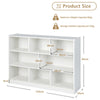 3 Tier Open Shelf Storage Cabinet Storage Cube Wooden Bookcase Display Shelf