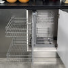Blind Corner Cabinet Pull Out Drawer Magic Corner Base Shelves / Storage Basket
