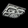 40/50cm Flush Mount Modern Square Ceiling Chandelier Crystal Light Lamp Pendant